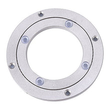 Niunion Cuscinetto da Tavolo, Heavy Duty in Lega di Alluminio con Cuscinetto Rotante Giradischi Tavolo da Pranzo Rotondo Piastra Girevole Liscia(4in)