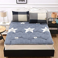 Materasso Pad Coprimaterasso - Ultra Molle Materasso Pieghevole (Colore : Grigio, Dimensione : 120x200cm)