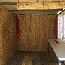 MikusangT Recinto di Canna Naturale, Tende Canna Naturali, Tapparelle Avvolgibili, Retro Sunshade per Interni Esterni, Cortina di Erba, Recinzioni Decorative