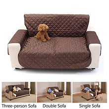 Yinuoday Fodera per Divano Reversibile Fodera per Mobili Fodera per Divano Trapuntata Impermeabile Fodera per Divano per Animali Domestici Bambini (Doppio Sedile)