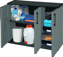 Art Plast Armadio 3 ante da esterno in plastica,basso , economico, grigio
