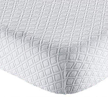 CASA TESSILE Coprimaterasso Sanity Spugna Jacquard con Angoli Matrimoniale cm 180x200+25 Proteggi Materasso con Angoli