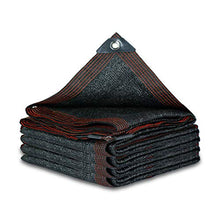 KDDEON Rete Ombreggiante Rettangolare Nero,Panno Ombreggiante Frangivista 90% -95%,Rete Telo Ombra Resistente Ai Raggi UV,con Occhielli e Cordoncino,per Serra Giardino (3x3m/9.8x9.8ft)