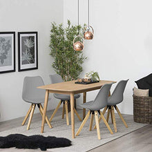Amazon Brand - Movian Arendsee - Set da 2 sgabelli da bar, 55 x 48,5 x 85 cm (Lu x La x A), grigio