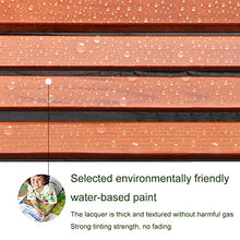 Panca da giardino da esterno, Mobilia del metallo del terrazzo del banco di alluminio fuso resistente alle intemperie, Panchina in legno massello anticorrosivo Panca decorativa per portico