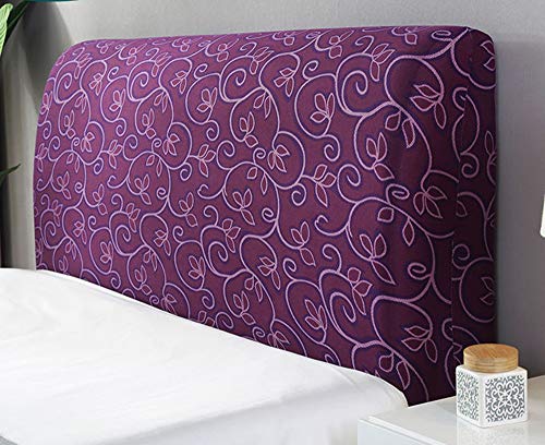 Copri Testata Letto Matrimoniale Copri-parapolvere Addensare Elastico All-inclusive Coperchio Della Protezione Posteriore Copertura Antipolvere Testata Tessuto Elasticizzato,Color15-180 * 85CM