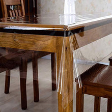 seveni Trasparente Tovaglia Nessun Odore di Plastica Tovaglia Impermeabile Rettangolo Scrivania Tavolino da caffè Tavolo da Pranzo Disponibile 0.25mm(120x180cm/47.24x70.87in)