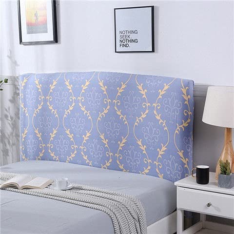 Cover+Fodera Copri Testata Letto Copertura Testiera Letto Matrimoniale/Singolo Elastica per Letto Fodera Protezione Elastico all-Inclusive Coperchio Testata Letto。 (Color : G, Size : 120-140cm)