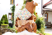 Windalf - Poltrona in legno di radice alto rustico, 125 cm