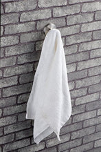 Ambrosya® | Scaldasalviette Esclusivo in Acciaio Inox | Asciugamano Gancio Appendiabiti (Acciaio Inossidabile (Spazzolato))