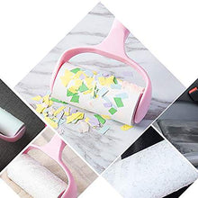 LLQM Roll Paper Sticky Hair Device,Sticky Paper Can be Torn, Roll Clothes, Household, Dust Removal,  Diagonal Tear