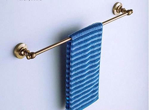 MBYW Portasciugamani Alto carico Portasciugamani Elegante da Bagno Mensola portaoggetti Porta salvietta Singolo, da Parete, Stile retrò Europeo, portaoggetti per Bagno, 40 cm Senza punzonatura