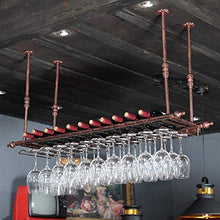 Leifeng Tower Classico Wine Rack Ferro Battuto Materiale Wine Rack Decoration Europeo Wine Rack Creativa Hanging Rack Gancio Regolabile (Color : Bronze)