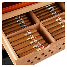 EVEN Cedar Humidor Cigar Cooler con capacità di 400 sigari, Controllo della Temperatura Intelligente, Raffreddamento Dual-Core