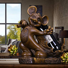 ZGPTX Scultura per Statue Decorazione Creativo Wine Rack Ornament Rat Wine Rack Modern Simple TV Cabinet Decoration Gift