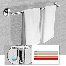 Porta Asciugamani, Portasciugamani da Bagno, Supporto da Parete in Acciaio Inossidabile SUS304 Antiruggine, NeSSun Foro Necessario, NeSSun Danno al Muro, per WC, Bagno, Cucina