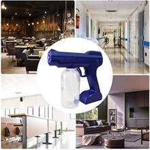 Macchina per Nebulizzazione Portatile con Spruzzatore Elettrico - Macchina A Spruzzo con Pistola A Vapore Nano con Luce Blu - per Scuole Ospedaliere, Umidificazione E Pulizia