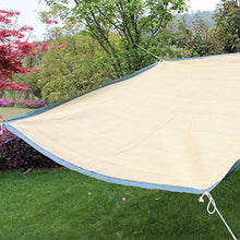 Telo Ombreggiante, Paralume in Tessuto 95% Sunblock Net - Maglia in Tessuto Resistente ai Raggi UV Cachi for pergola/tettoia/Ponte/Sole pomeridiano (Size : 3m x 6m)