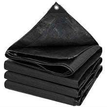 YCSD Nero Telone Impermeabile in Polietilene, Protezione Solare Ombrellone E Calore, Adatto per Tenda da Campeggio All'aperto(Size:8x8m)