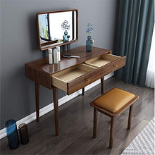 YaGFeng Comò Un Banco di Legno con Cassetto Specchio Comò 2 Suite Cosmetici Comò Gioielli Armadio Tavolo Comò (Color, Size : 95x42x75cm)