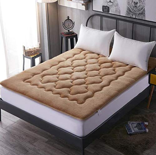 YOLL Materasso Tatami Giapponese Ispessimento Materasso Futon Pieghevole in Peluche, Materassi Letto futon Soggiorno Tappetino Yoga Tappetino Universale Quattro Stagioni Materasso Tradiz
