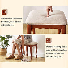 Vanity Benches Sgabello, Sgabelli per Il Trucco, Sgabello da Toeletta, Sgabello Pianoforte di Facile Montaggio, 46x32x42cm