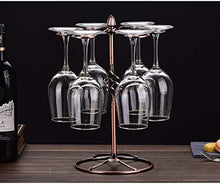 Nilican, portabicchieri da vino rosso per bar, ristorante, supporto a spirale autoportante supporto a testa in giù appeso tazza organizzatore display