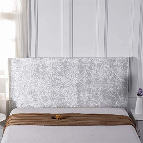 YYQQ Copertura per Testiera per Letto Copri Testata Letto,Protezione Elastica A Tinta Unita,Peluche Addensare Elastico all-Inclusive Coperchio per Decorazione Camera Letto Copritestata