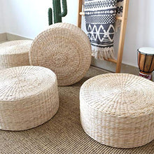 LTINN Cuscini in Paglia Intrecciata, stuoie di Paglia Spessa per bovindi in Tatami, Tessuti a Mano, Facili da Pulire e Mantenere, Resistenti all'Usura, buona tenacità, Yoga, Balcone