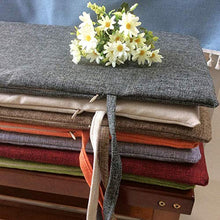 Xpnit - Cuscino per panca da giardino, 2 o 3 posti, morbido cuscino lungo per sedia da cucina, casa, esterno (80 x 30 cm, grigio)