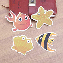 TOPBATHY 2 * 12pcs Non-Slip Bathtub Stickers Self-Adhesive Sticker Marine Organism Decals for Bath Tub Shower Surfaces