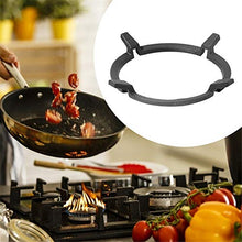 YTGH 1pc Black Wok Stand Ghisa Wok Pan Supporto Rack per bruciatori Piani Cottura a Gas Protettivo Fornelli Forniture da Cucina Accessori per Utensili