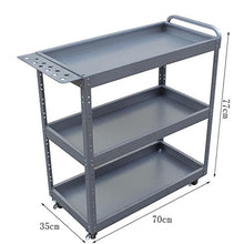 YIN YIN Carrello per Ripiani Carrello a 3 Strati Strumento di Riparazione Auto Strumento di Riparazione per Auto Carrello di Riparazione di Parti di Auto Multi-Tool Rack Carrello a rulli