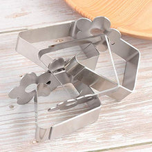 Meirrai Morsetti per Tovaglie in Metallo per Esterni Morsetti per Tovaglie in Acciaio Inossidabile Morsetti per Tovaglie Morsetti per Tavoli Copritavolette, 4 Pezzi (Tableware)