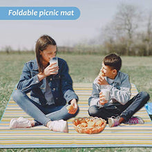 STKASE® Coperta Telo Picnic Impermeabile Grande Pieghevole Portable Tre Strati Picnic Stuoie per Spiaggia Campeggio Giardino,Travelling, Family Concerts,Camping,Hiking Waterproof Sandproof,195*200CM