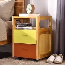 MMWYC Comodino Pine Camera Governo di immagazzinaggio Multifunzionale Moderno Semplice Locker Rimovibile a più Strati di Bambini Comodino