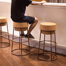 ZWJ-Sgabelli da Bar Sgabelli da Bar,Sedia Bancone Cucina Colazione con Seduta Imbottita, più Comoda (Color : Black)