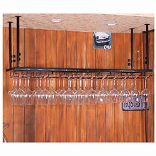 HJ-Golf Rack per armadietti per stoccaggio per Goblet Porta Bicchiere Calice Sospensione Bicchiere da Vino Portapiatti da Appendere for Vino Staffa di Ferro per Bottiglie di Vino per Vino