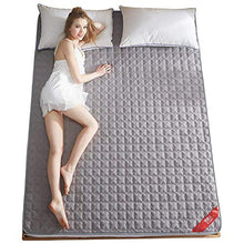 HKX Futon coprimaterasso, Tappetino Sottile Arrotolabile, Flanella Facile da Pulire, tappetini per Cuscino Pieghevoli-C 150x200cm (59x79 Pollici)
