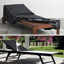 Senmubery Copertura Lettino da Sole 208Cm Giardino Impermeabile 190T Rivestito nel Argento taffettà Poliestere Copertura per Lettino da Sole All'Aperto (208X76X41 / 79Cm)
