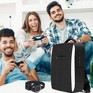 Custodia per PS5, Borsa da Trasporto Compatibile per Console di Gioco PS5 Zaino da Viaggio Portatile Compatibile per Accessori per Controller di Gioco PS5