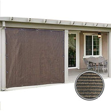 Rete ombreggiante Schermo per La Privacy della Terrazza del Balcone con Gommini, Marrone Telo Parasole per Giardino/Pianta/Serra, Crittografia per Servizio Pesante (Size : 4×6m)
