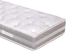 EVERGREENWEB - Materasso Singolo 80x190 alto 25cm con Topper in Memory Foam Med Sfoderabile + Cuscino Letto GRATIS, Lastra in Waterfoam Ortopedico a 7 Zone Differenziate doppio Lato Estivo e Invernale