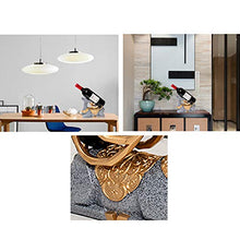 XLBAXLJ Oding Cervo Wine Rack, Grigio Fumetto Creativo Sveglio del Vino della casa cremagliera Champagne Decorazioni per la Veranda Ufficio Soggiorno Camera da Letto