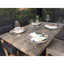 Mathi Design - Tavolino alto effetto cemento, colore: Grigio