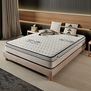 Naturalex® | Visco Carbone | Materasso Matrimoniale in Memory 160x200 cm | Carbone Attivo (38Kg/m3) | Schiuma FlexiMax HR | Libero di sostanze tossiche certificato Oeko-Tex®