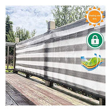 LSXIAO Balcone Protezione Balcone con Occhielli Protezione della Privacy Impermeabile Protezione Solare Traspirante Corda Libera Barriera da Giardino for Esterno, 54 Dimensioni