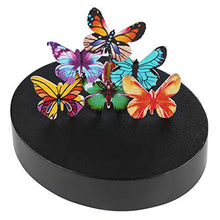 Raguso Scultura educativa personalità Magnetica Artigianato in Metallo Modello da scrivania Farfalla da Tavolo Magnetica per Giocattolo da Tavolo Home Office(Color Butterfly)
