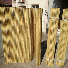 Balcone Protezione Recinto di bambù Schermata Privacy Stuoia di bambù Palo di bambù Diametro 2,5 Cm A Prova di Vento Antisettico Giardino, Cortile Esterno Raccordo per Balcone