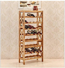 Espositore Per Vino | Portabottiglie Per Bar In Legno Massello | Scaffale Per Grata Da Pavimento Per Armadietto Per Liquori | Ripiano A 5 Strati A 8 Strati (Dimensioni: 5 Strati), 8 Strati, 8 Strati